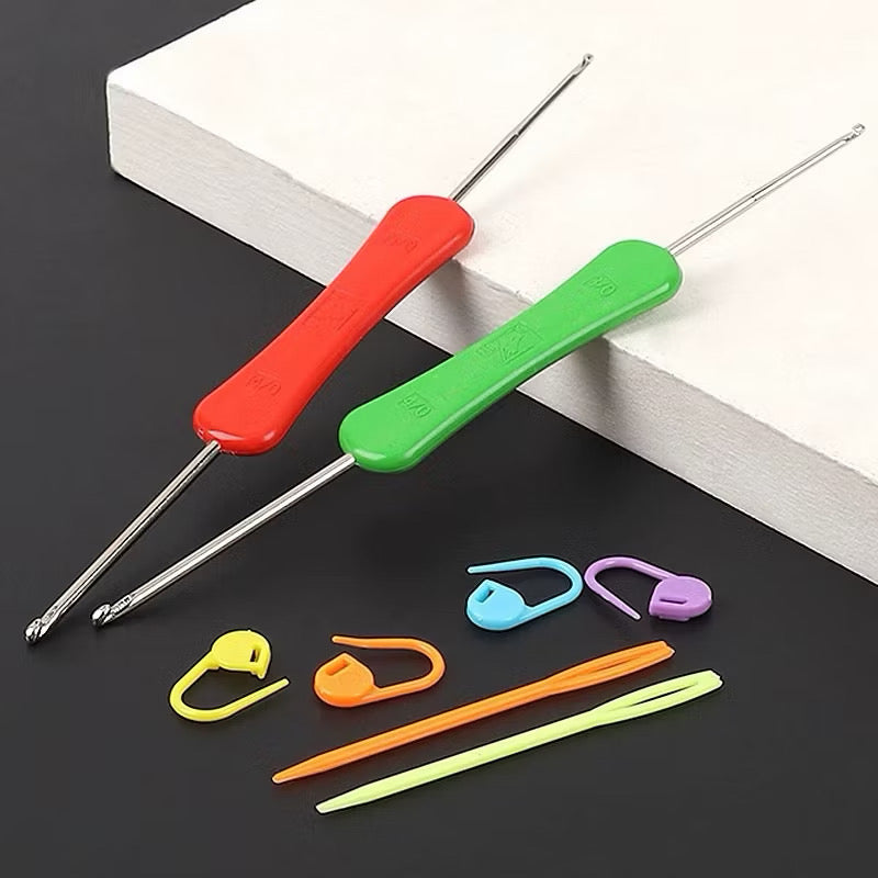 Crochet Hook / Stitch Markers / Tapestry Needle / Crochet Accessories / Fairy Lights