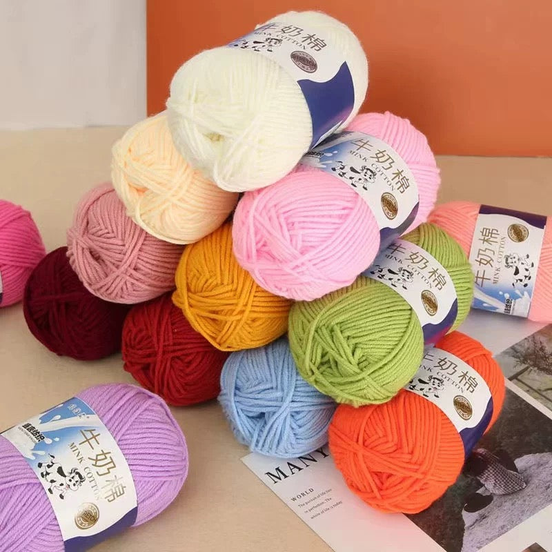 5ply Milk Cotton Yarn (50g)