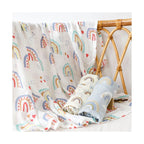 Bamboo Organic Cotton Baby Swaddle / Blanket