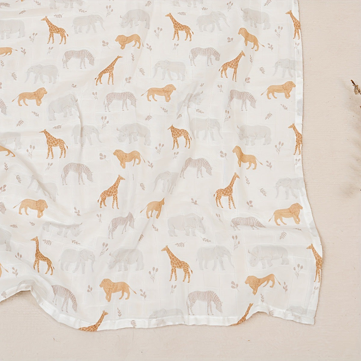 Bamboo Organic Cotton Baby Swaddle / Blanket