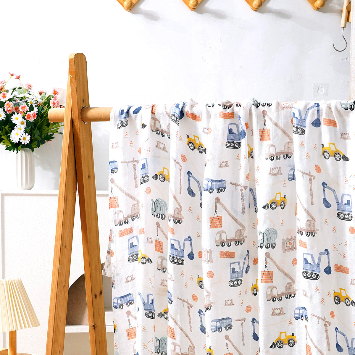 Bamboo Organic Cotton Baby Swaddle / Blanket