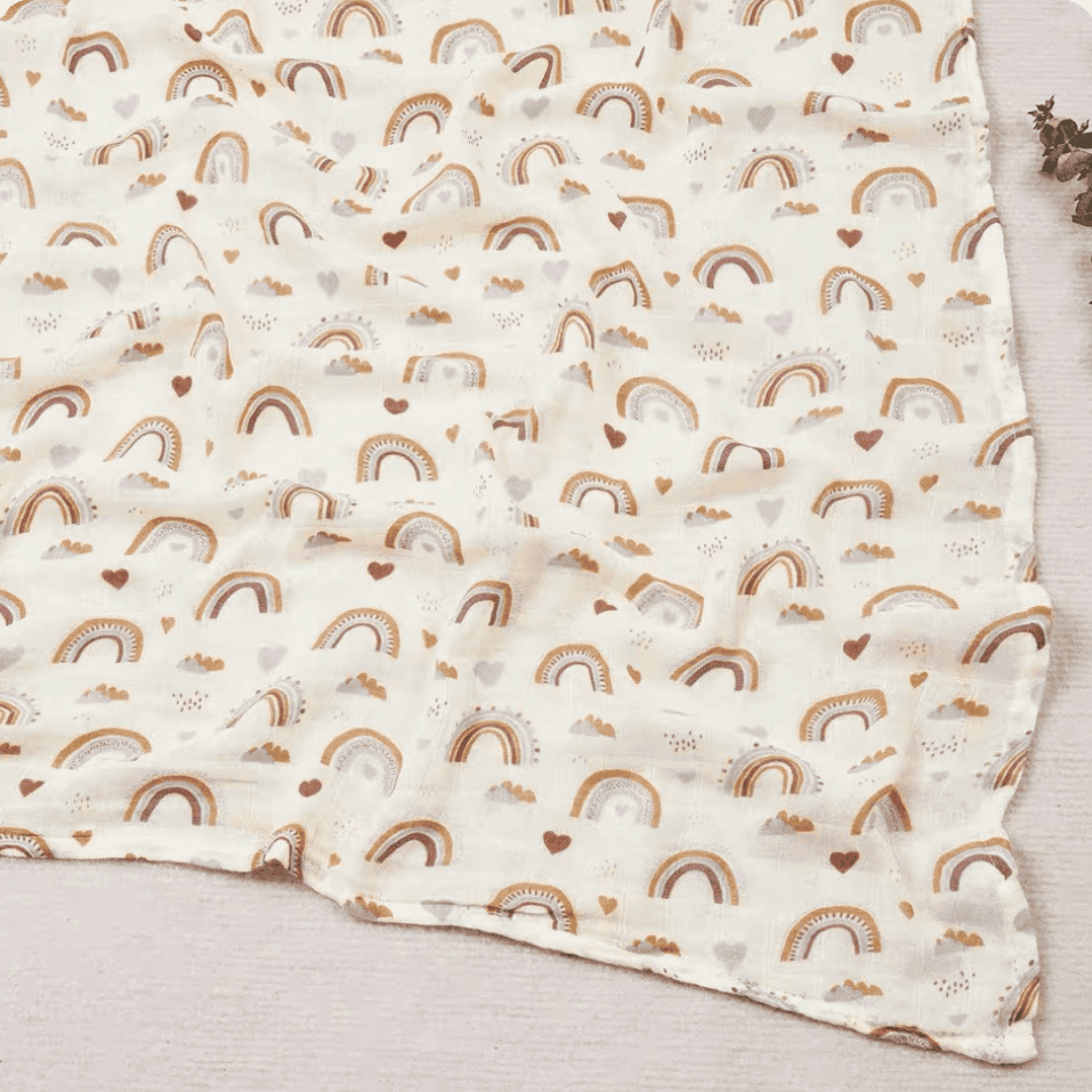 Bamboo Organic Cotton Baby Swaddle / Blanket