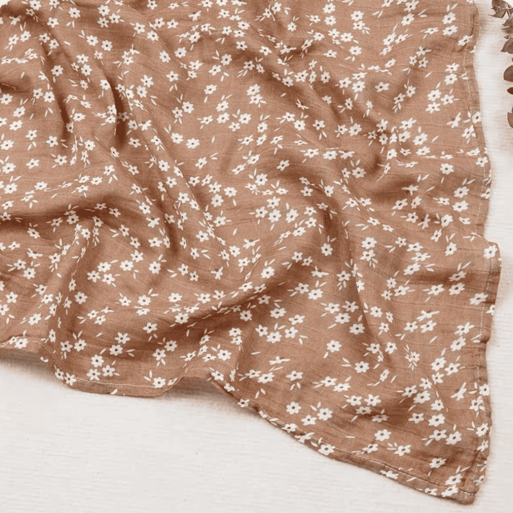 Bamboo Organic Cotton Baby Swaddle / Blanket