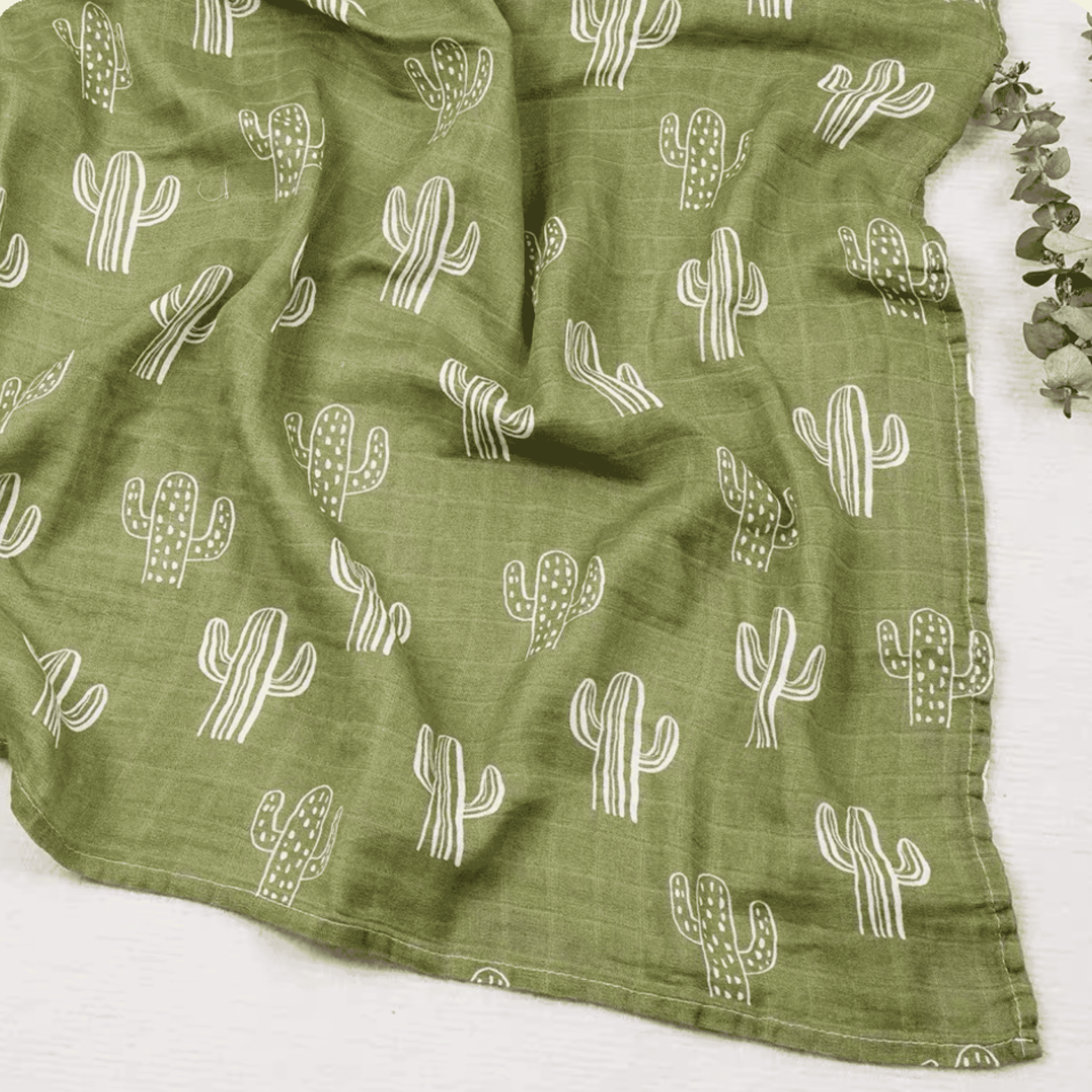 Bamboo Organic Cotton Baby Swaddle / Blanket