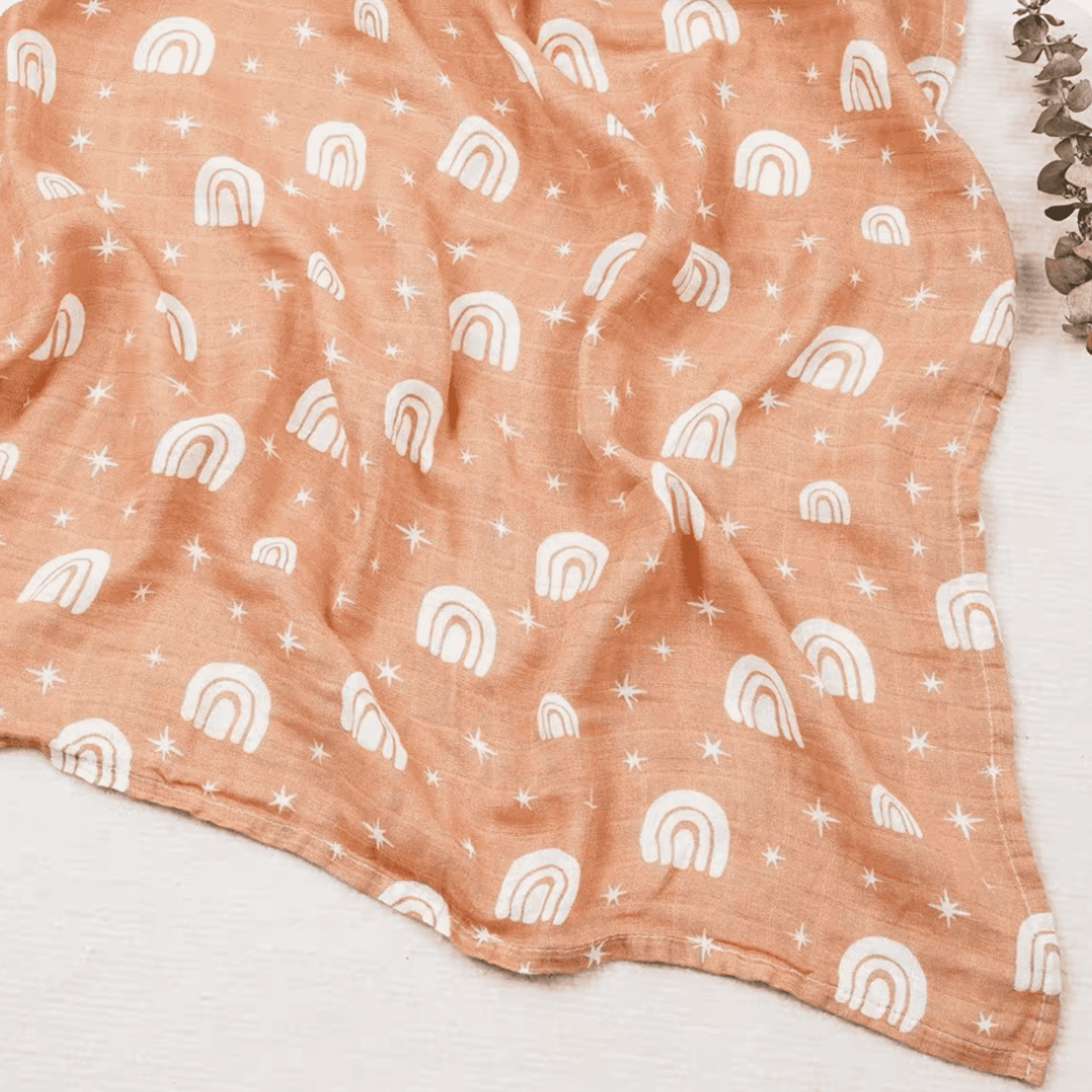 Bamboo Organic Cotton Baby Swaddle / Blanket