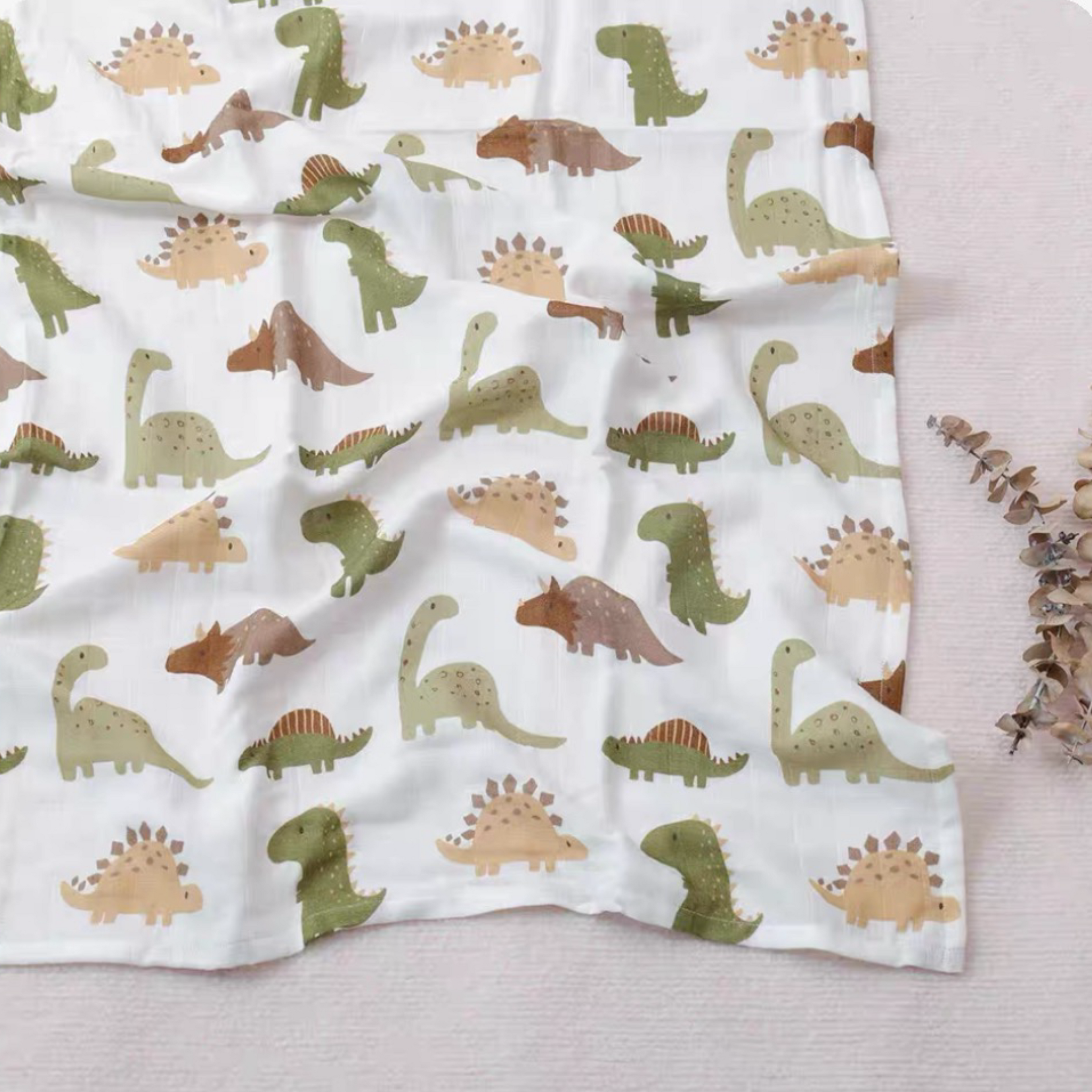 Bamboo Organic Cotton Baby Swaddle / Blanket