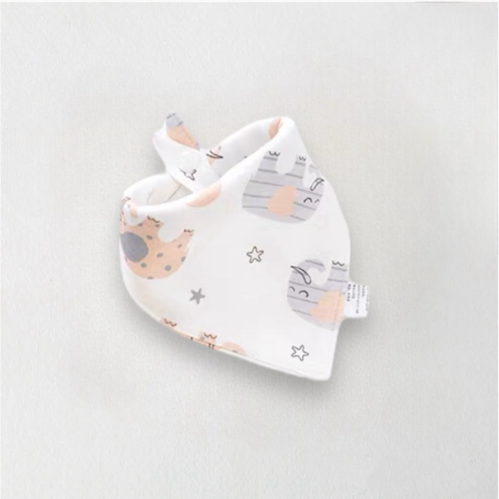 100% Cotton Baby Drool Bibs
