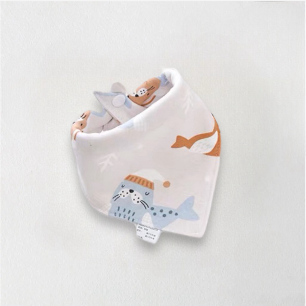 100% Cotton Baby Drool Bibs