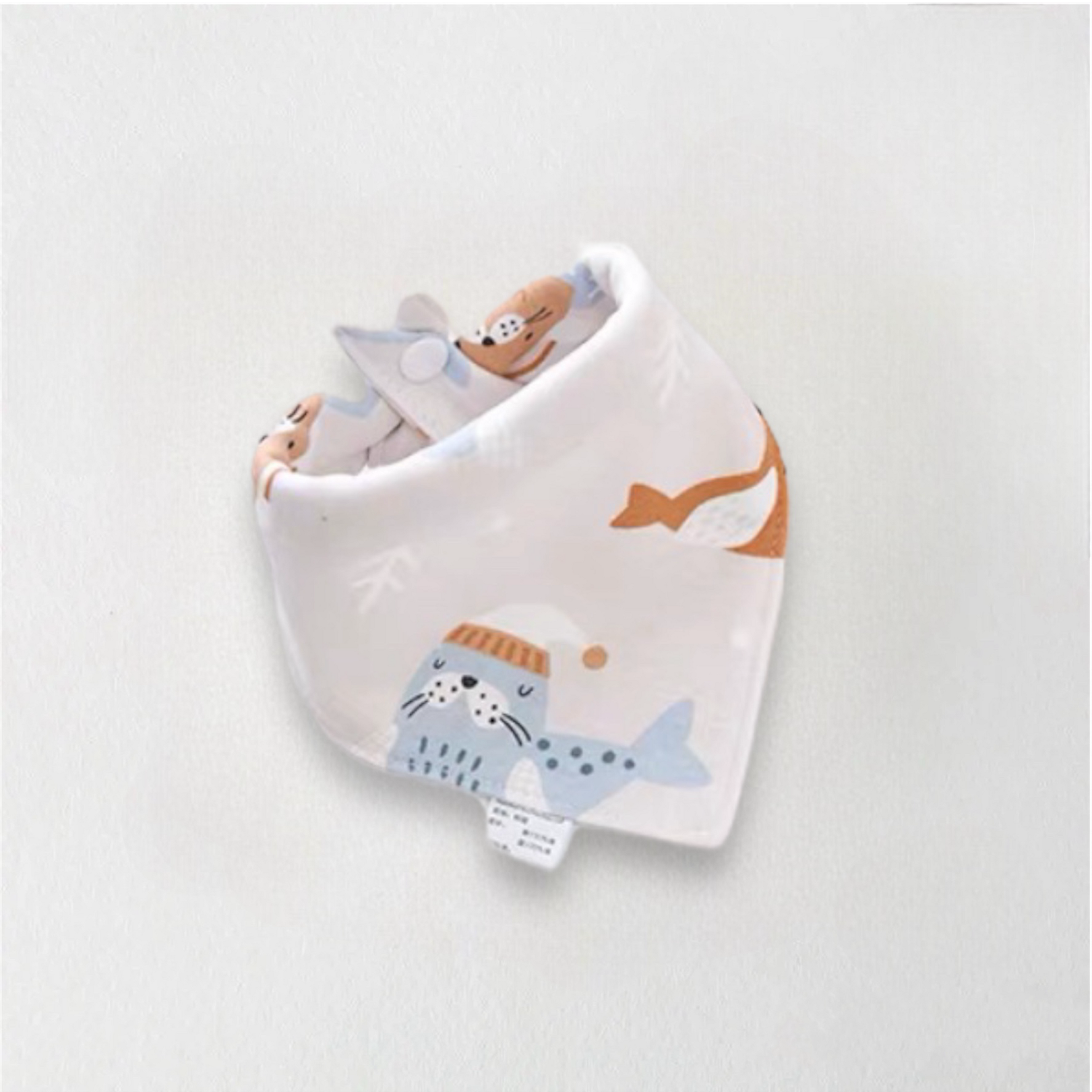 100% Cotton Baby Drool Bibs