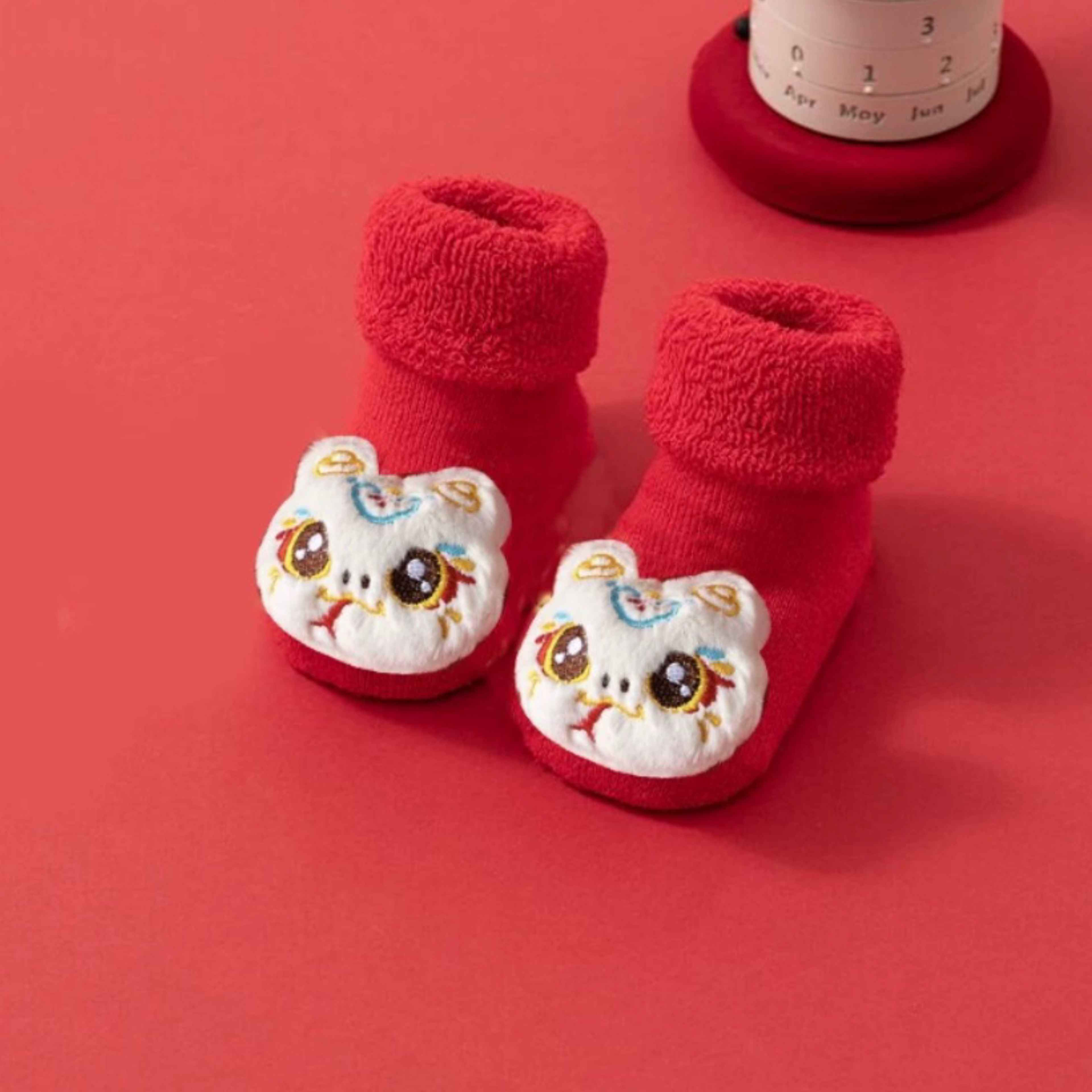 3D Cartoon Socks with Bell [Chinese New Year Theme]