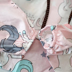 Baby Weaning Short Sleeve Bib (Cotton Inner Lining)