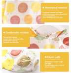 Baby Weaning Short Sleeve Bib (Cotton Inner Lining)