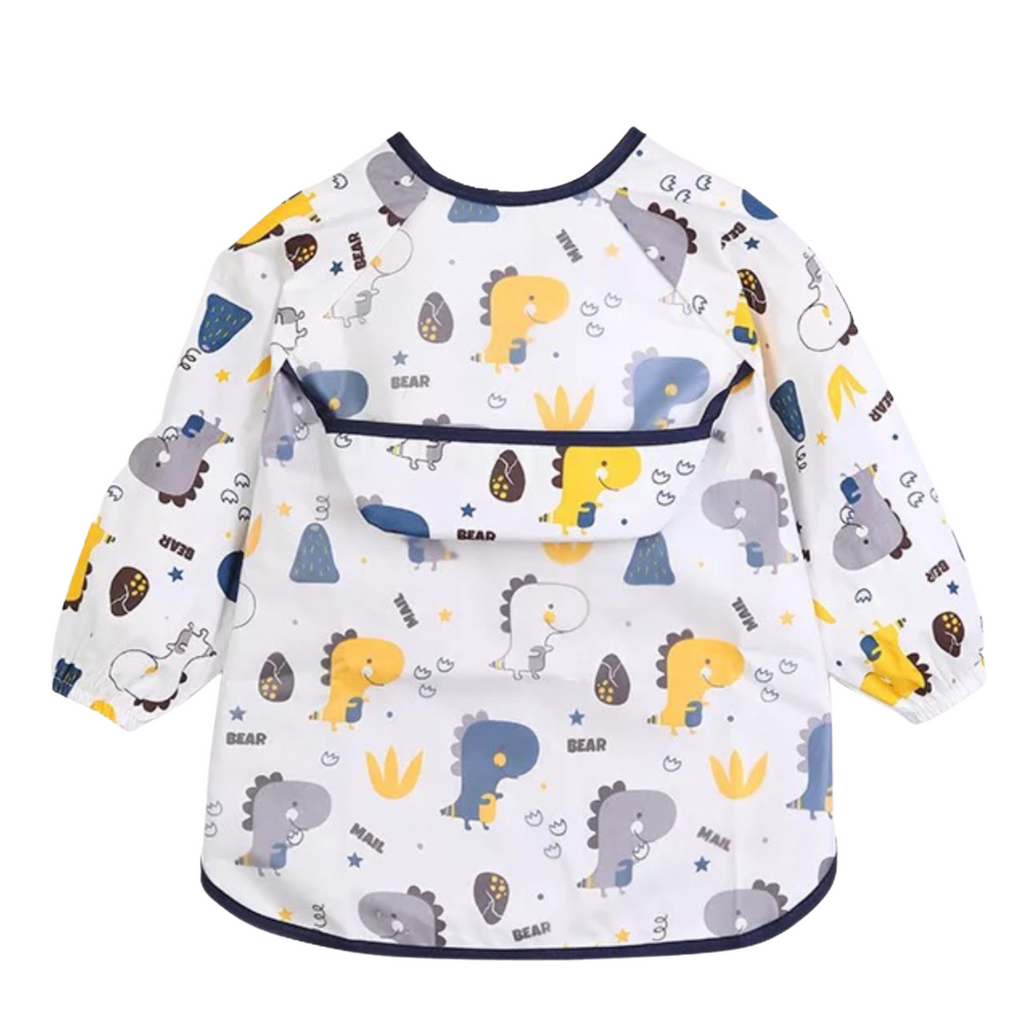 Baby Weaning Long Sleeve Bib (Cotton Inner Lining)