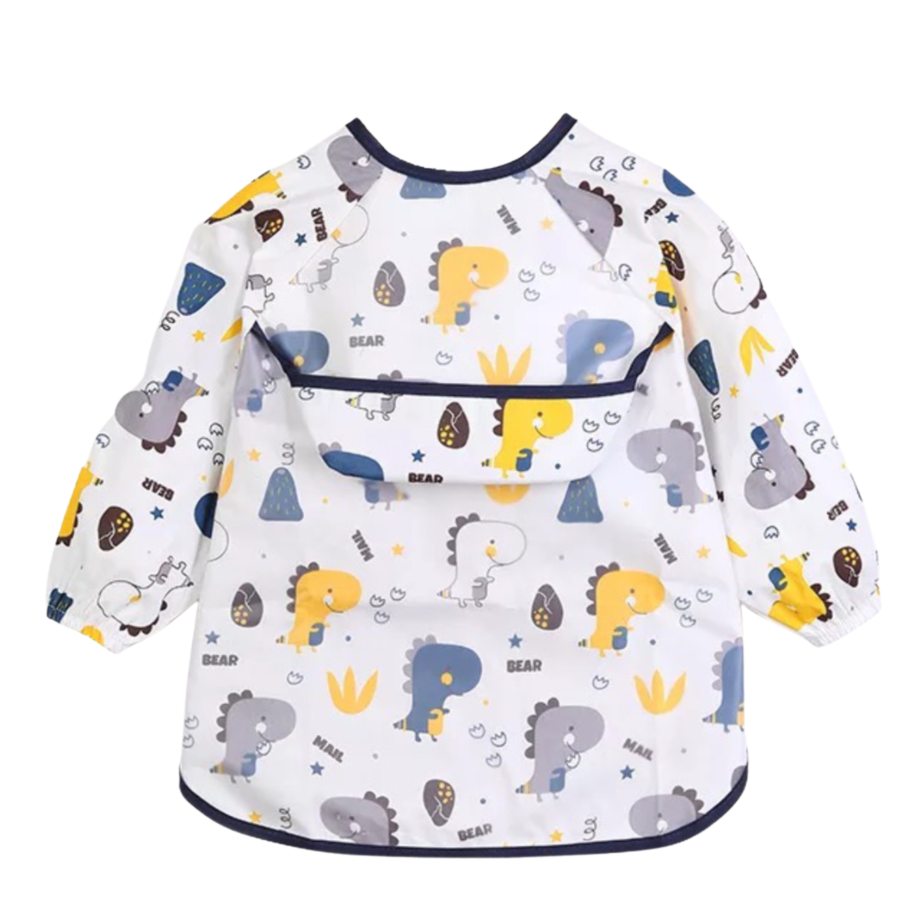 Baby Weaning Long Sleeve Bib (Cotton Inner Lining)