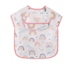 Baby Weaning Short Sleeve Bib (Cotton Inner Lining)