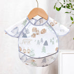 Baby Weaning Frilly Bibs (Length: 30cm)