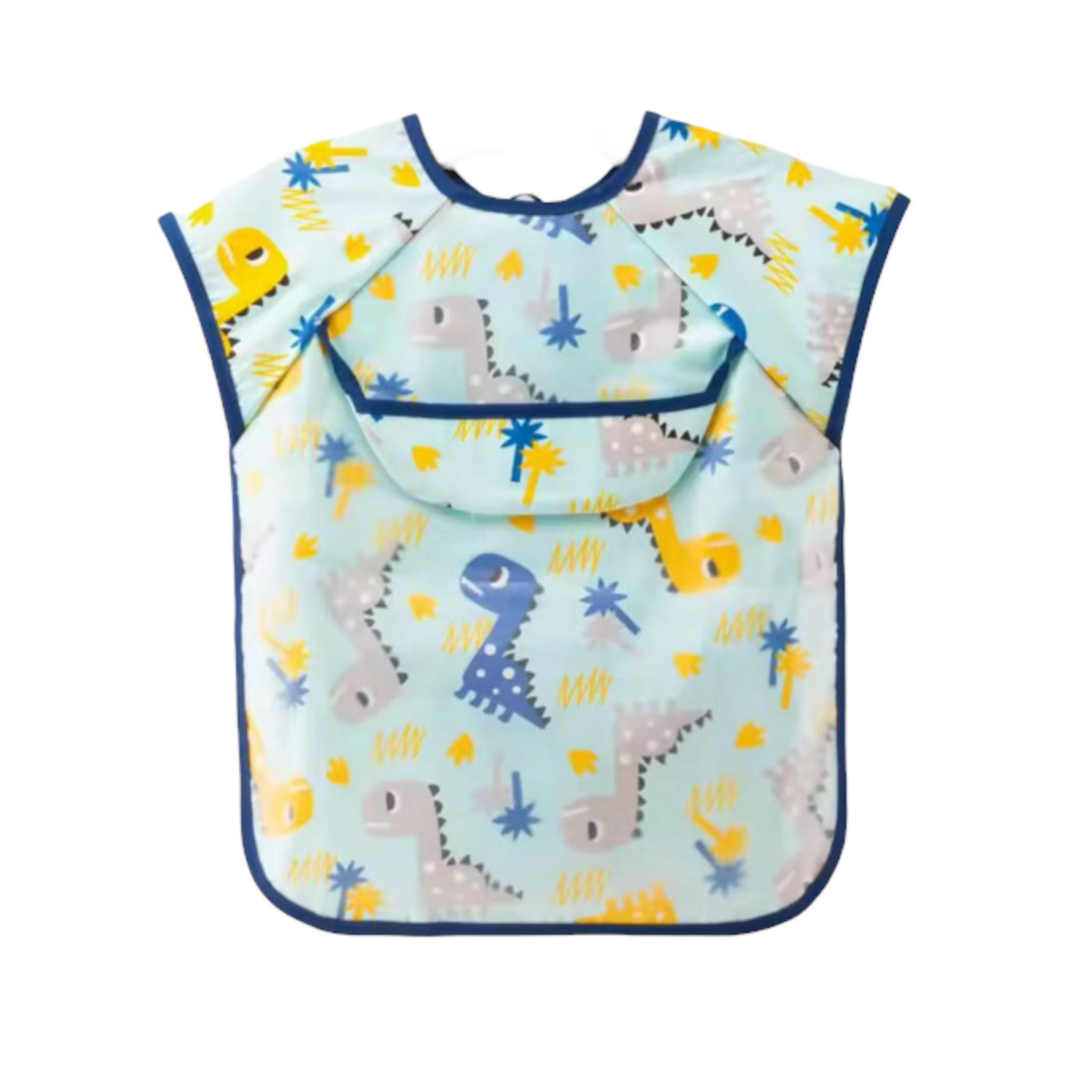 Baby Weaning Short Sleeve Bib (Cotton Inner Lining)