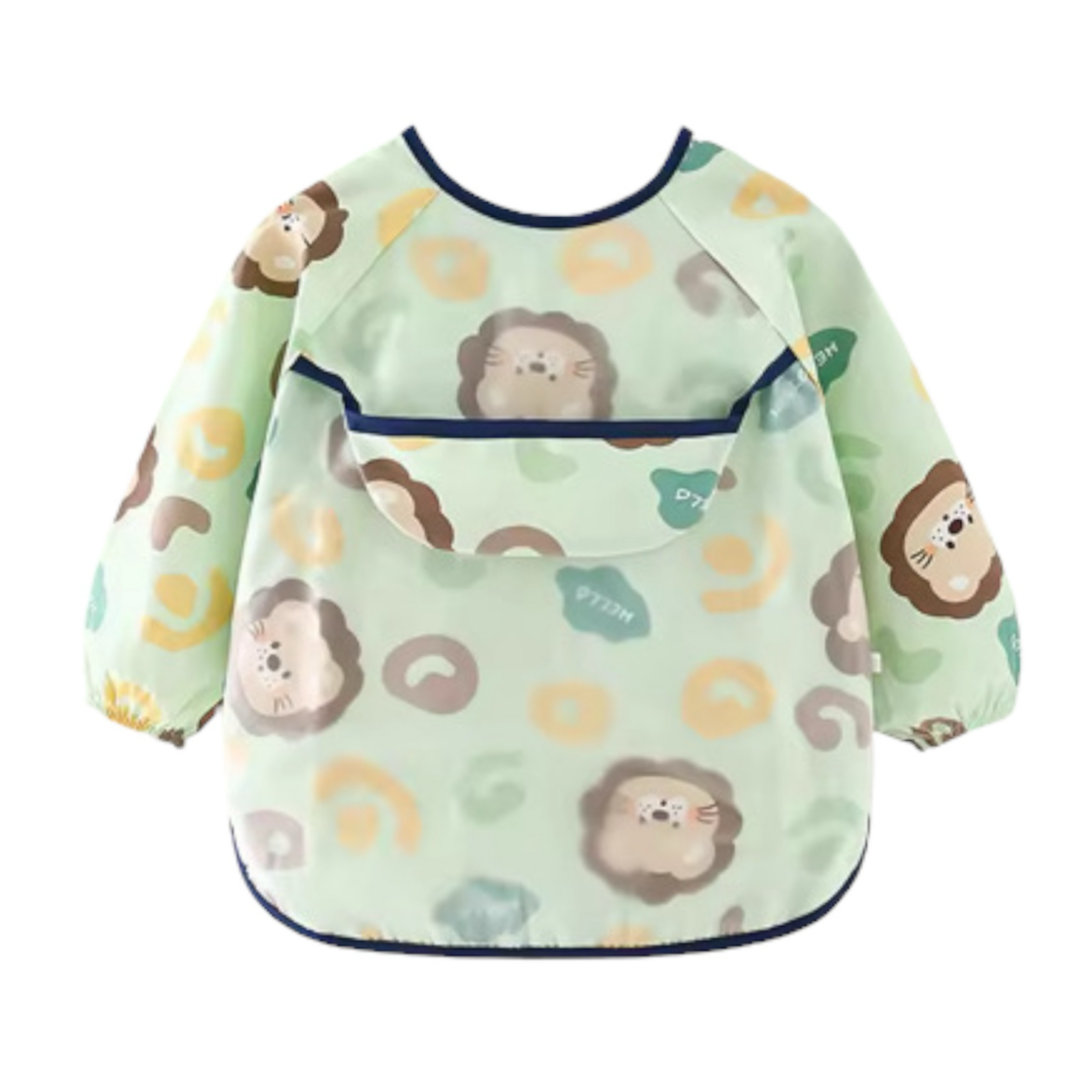 Baby Weaning Long Sleeve Bib (Cotton Inner Lining)