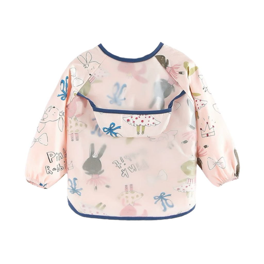 Baby Weaning Long Sleeve Bib (Cotton Inner Lining)