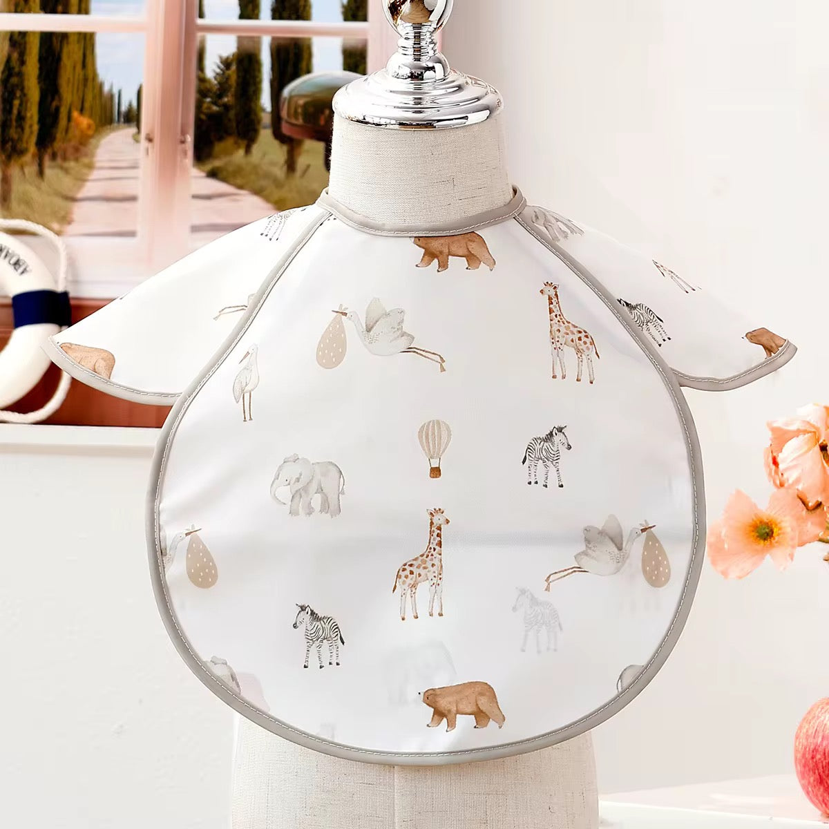 Baby Weaning Frilly Bibs (Length: 30cm)