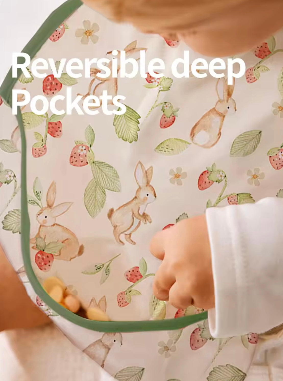 Baby Weaning Frilly Bibs (Length: 30cm)