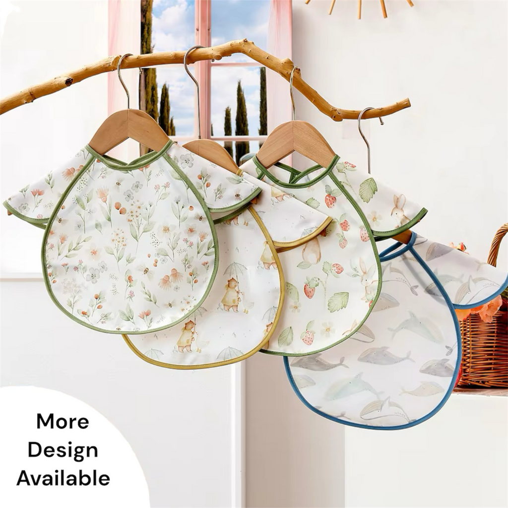 Baby Weaning Frilly Bibs (Length: 30cm)