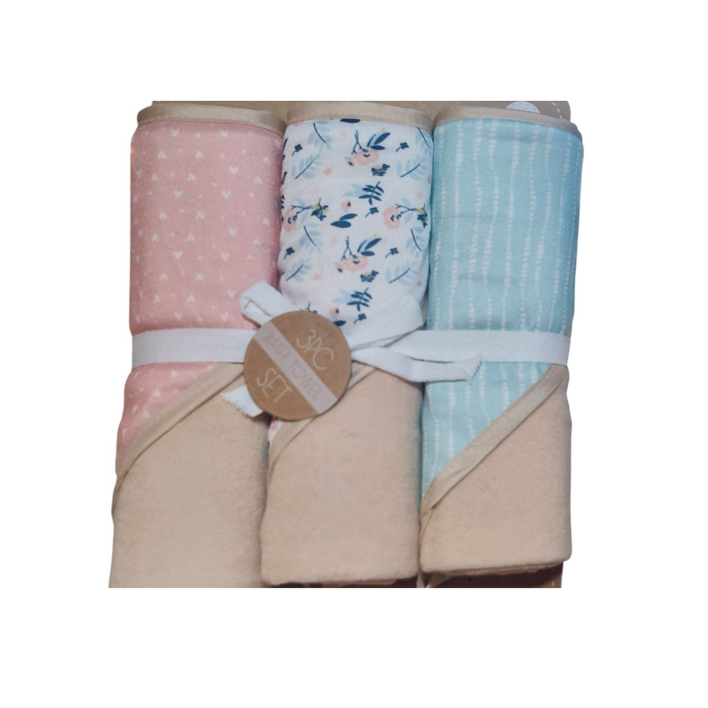 Baby Hooded Towel (3pcs)