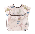 Baby Weaning Short Sleeve Bib (Cotton Inner Lining)