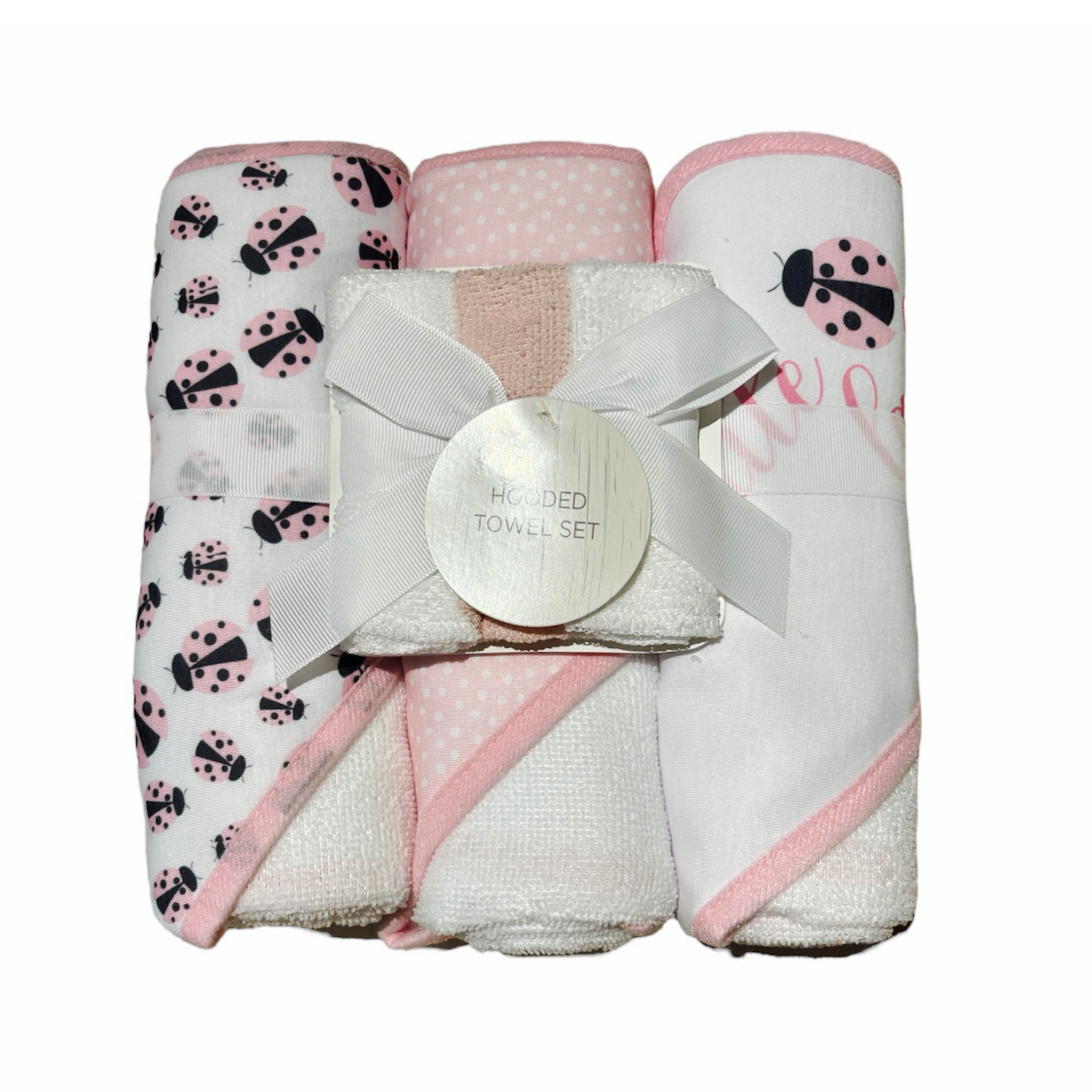 Baby Hooded Towel (3pcs) with Washcloths (3pcs)