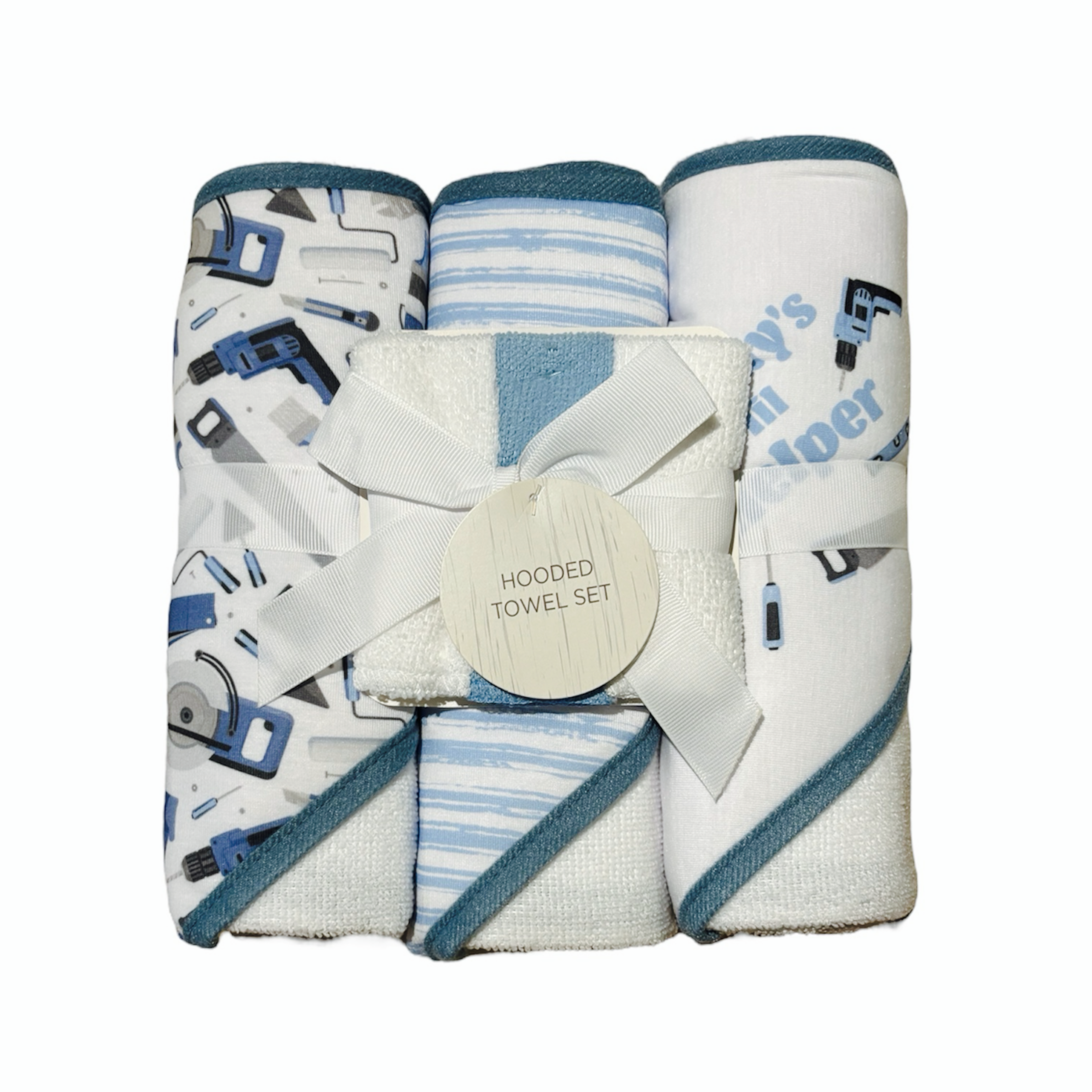 Baby Hooded Towel (3pcs) with Washcloths (3pcs)