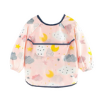 Baby Weaning Long Sleeve Bib (Cotton Inner Lining)