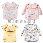 Baby Weaning Long Sleeve Bib (Cotton Inner Lining)