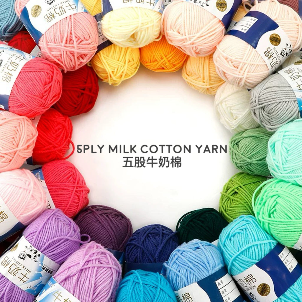 5ply Milk Cotton Yarn (50g)